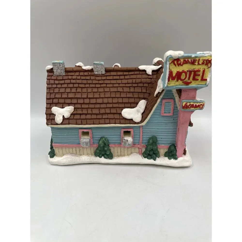 Vintage “Travelers Motel” Christmas Village